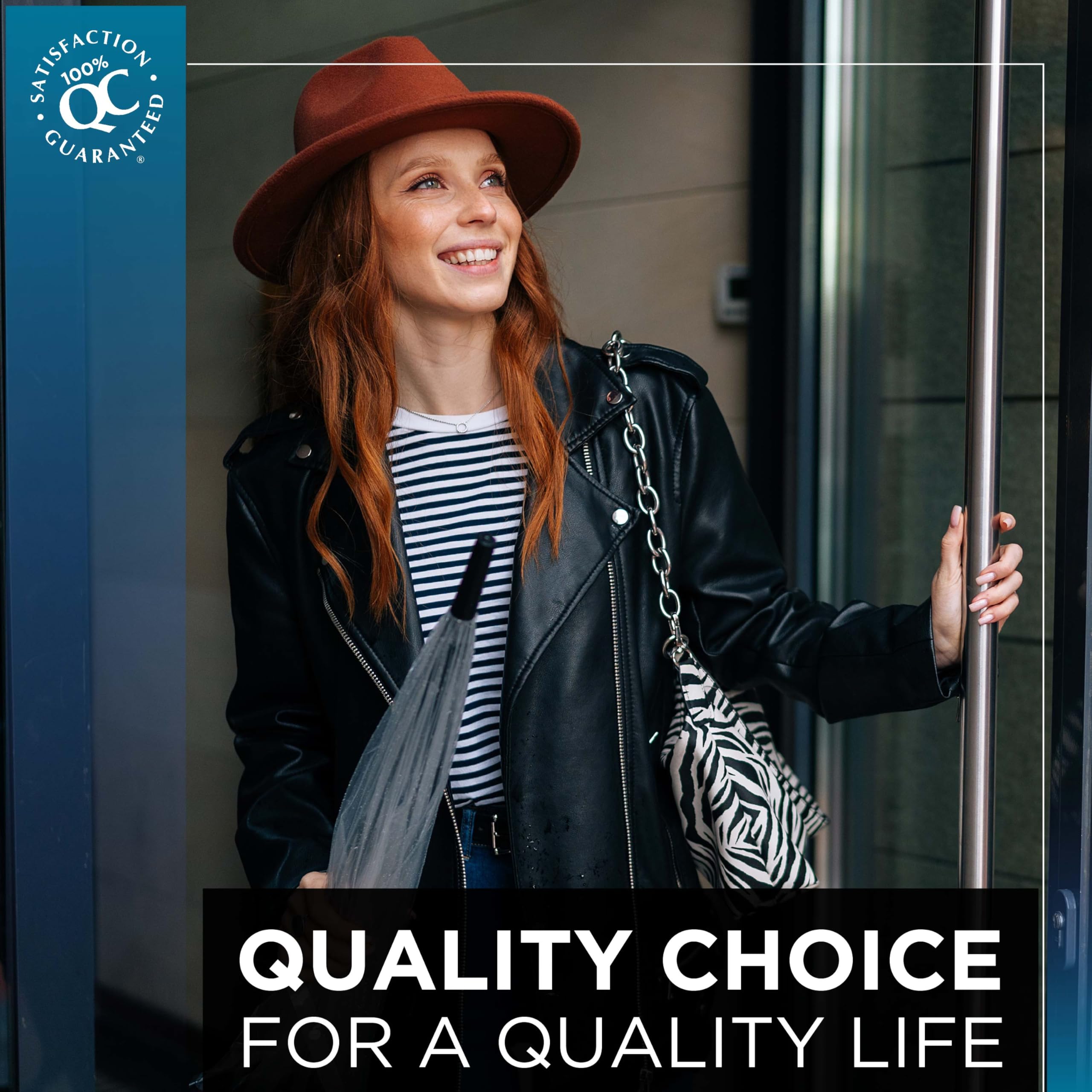 Side view of Quality Choice Magnesium Citrate bottle