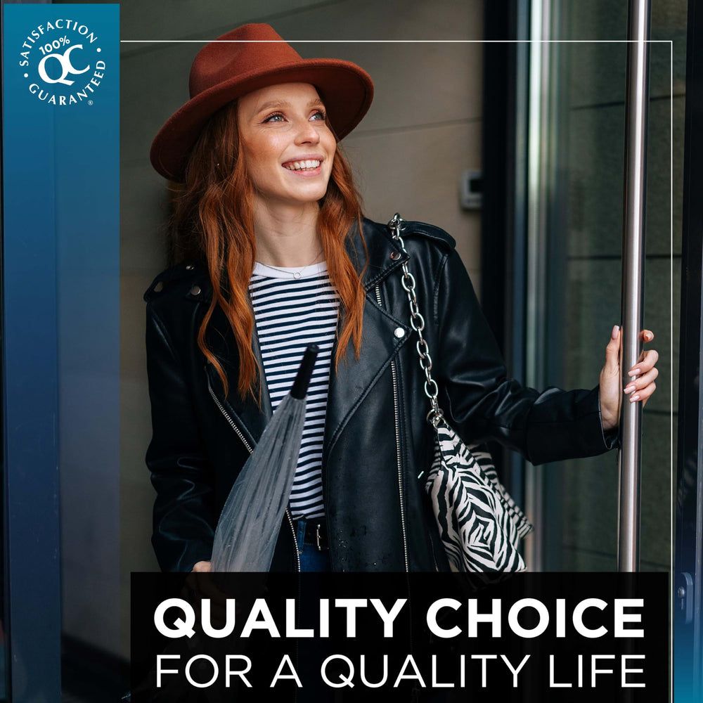 Side view of Quality Choice Magnesium Citrate bottle