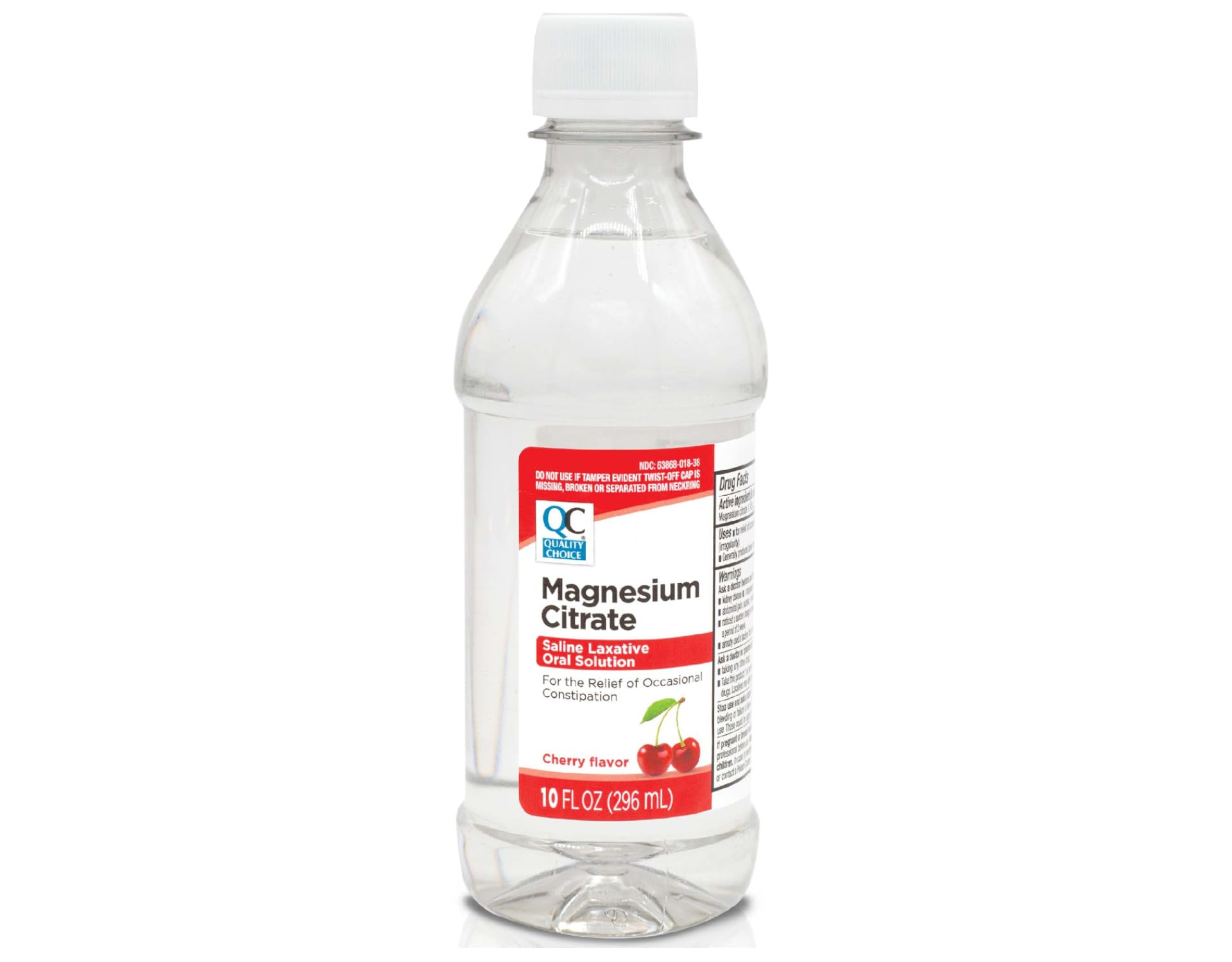 Illustration showing how to use Quality Choice Magnesium Citrate