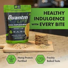 Ingredients and clean-label statement on QUANTM LIFE cookie mix