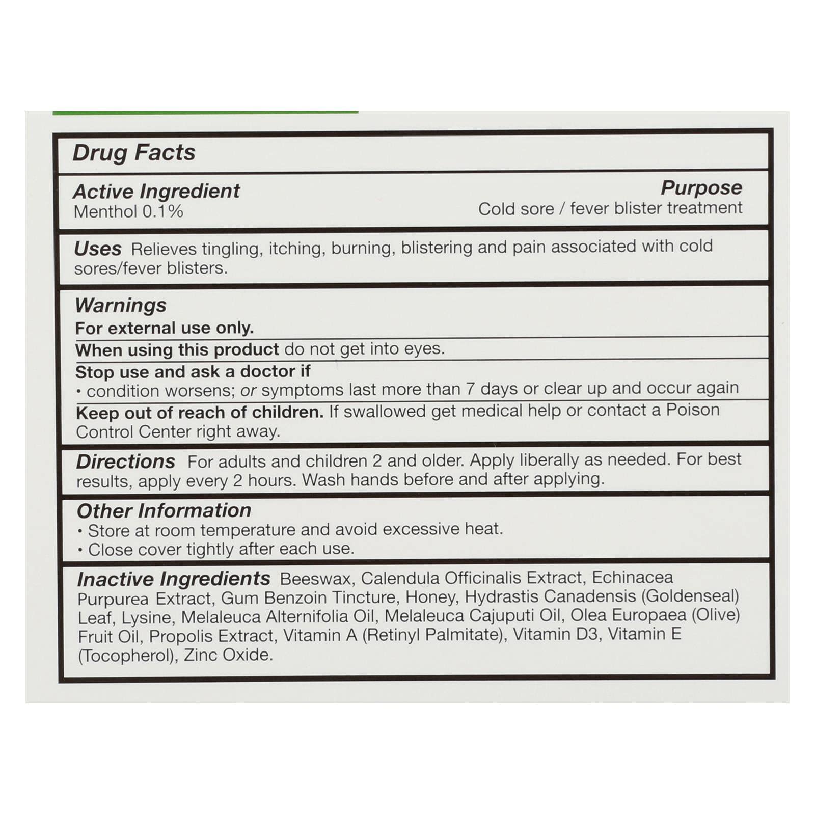 Quantum Lysine+ Ointment packaging with 0.75 oz tube