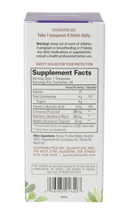Quantum Elderberry-C Syrup bottle label close-up
