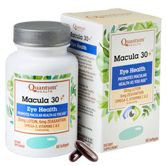 Quantum Health Macula 30+ label and packaging