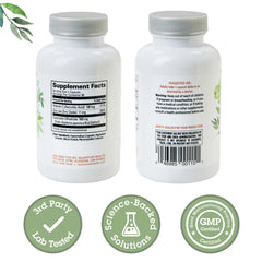 Close-up of Quercetin+ 500mg capsules