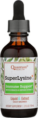 Front view of Quantum Amino Acid Super Lysine Plus liquid bottle (2 oz)