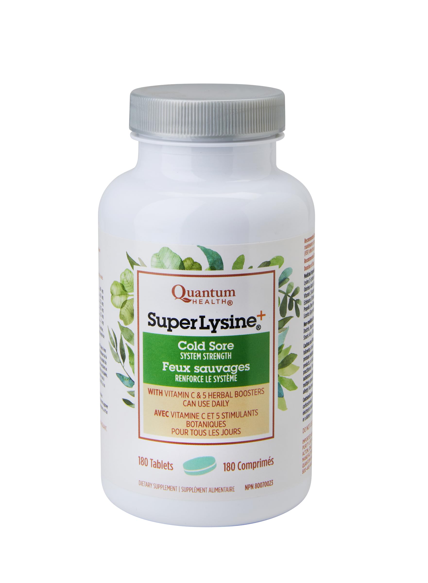 Quantum Super Lysine bottle front view