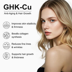 Close-up of GHK-Cu copper peptide capsules
