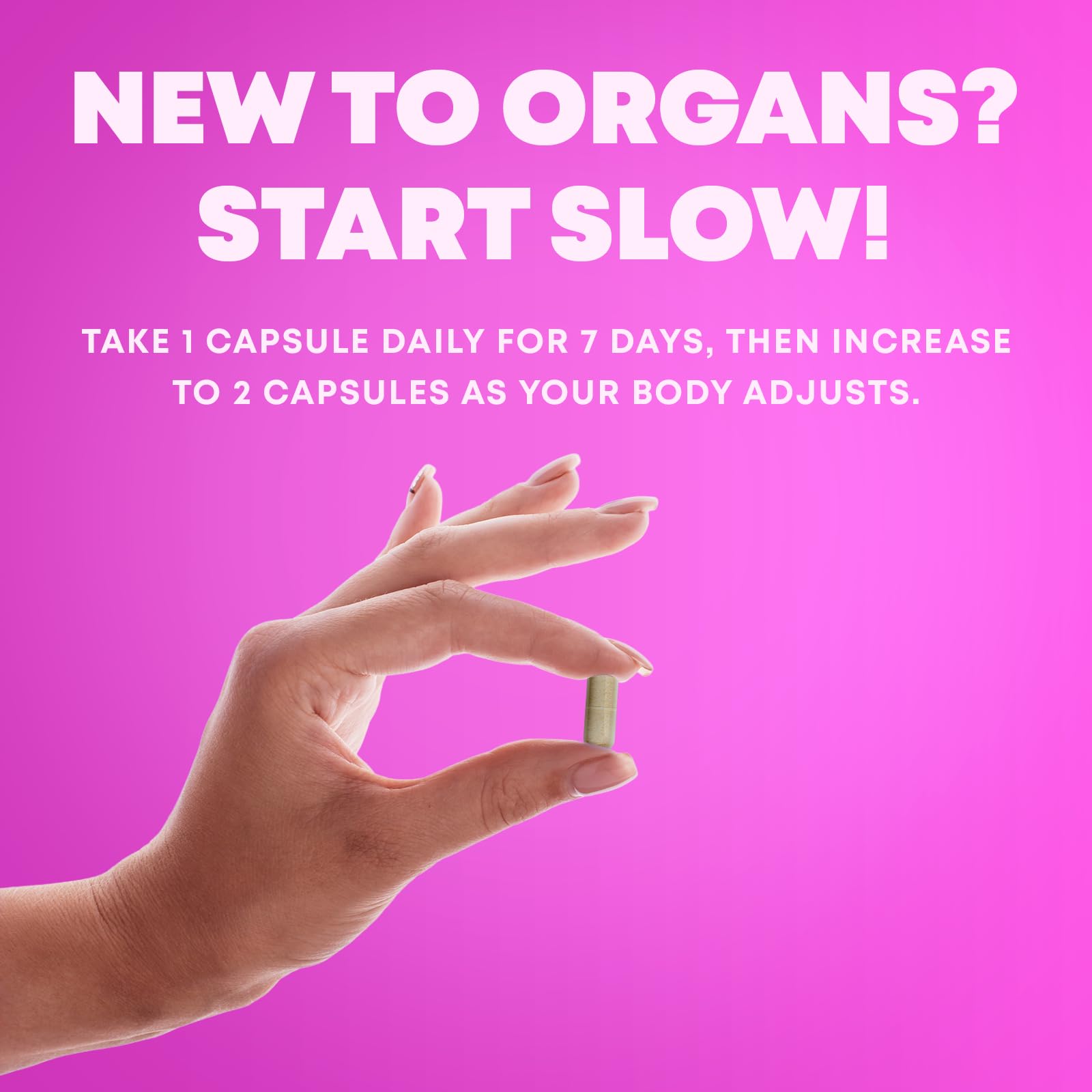 Resealable pouch design for Queen’s Balance supplement