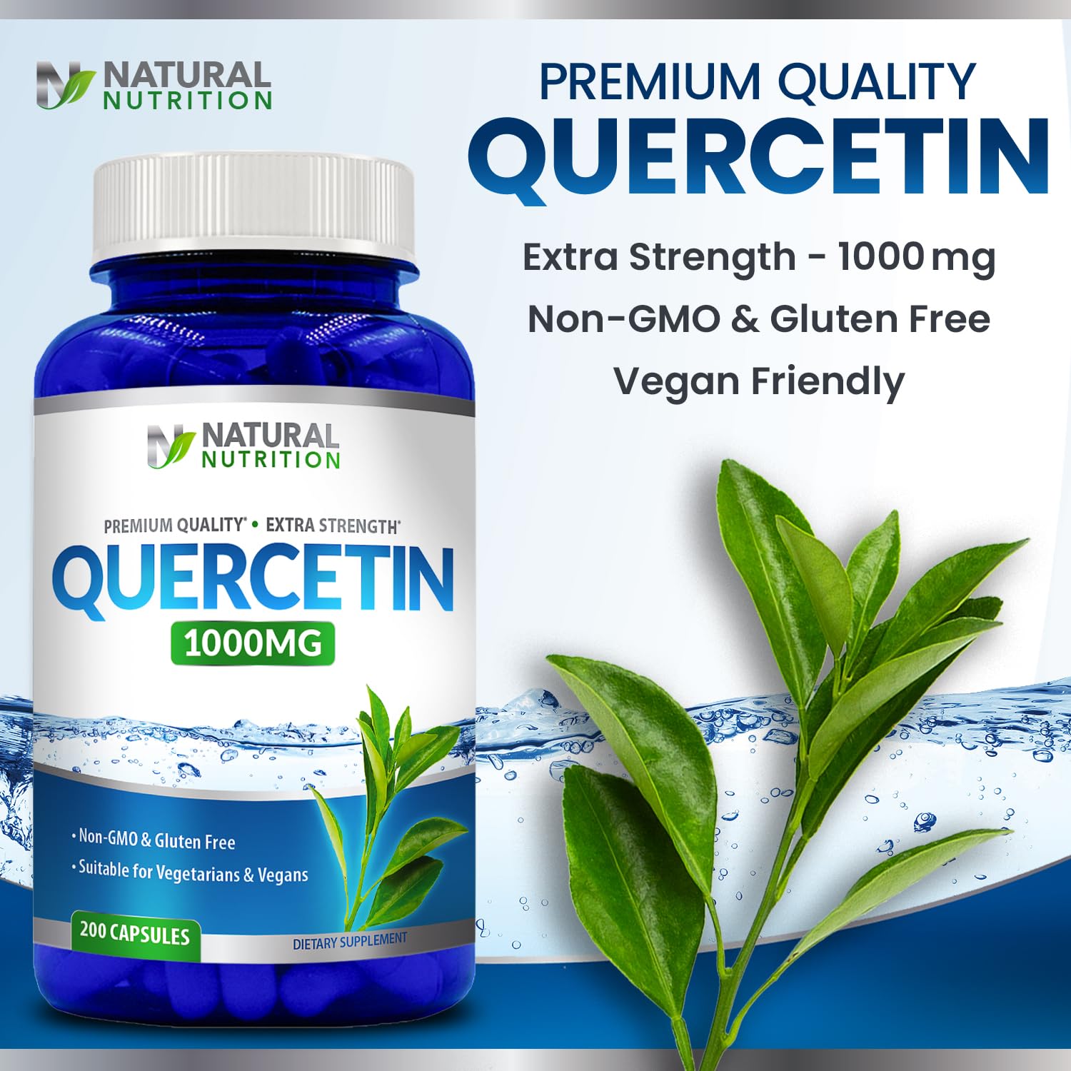 Gluten-free and Non-GMO quercetin supplement