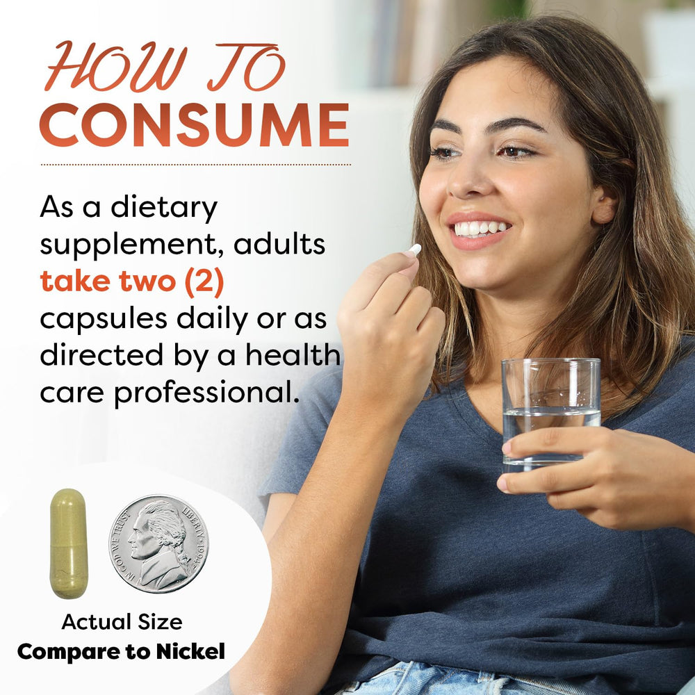 Quercetin 1000 mg per serving label with 120 capsules