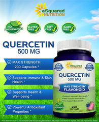 Quercetin 500mg capsule close-up