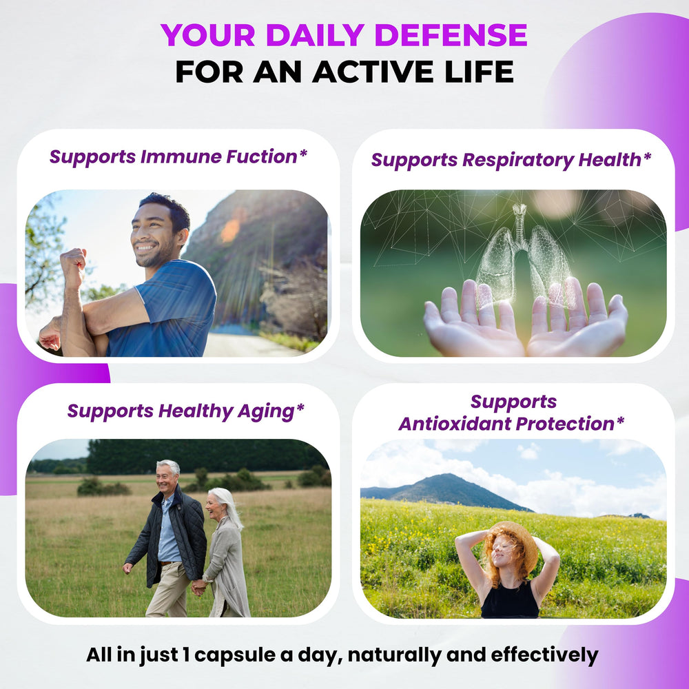 Capsules of Quercetin 8-in-1 supplement