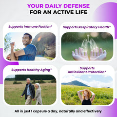 Capsules of Quercetin 8-in-1 supplement