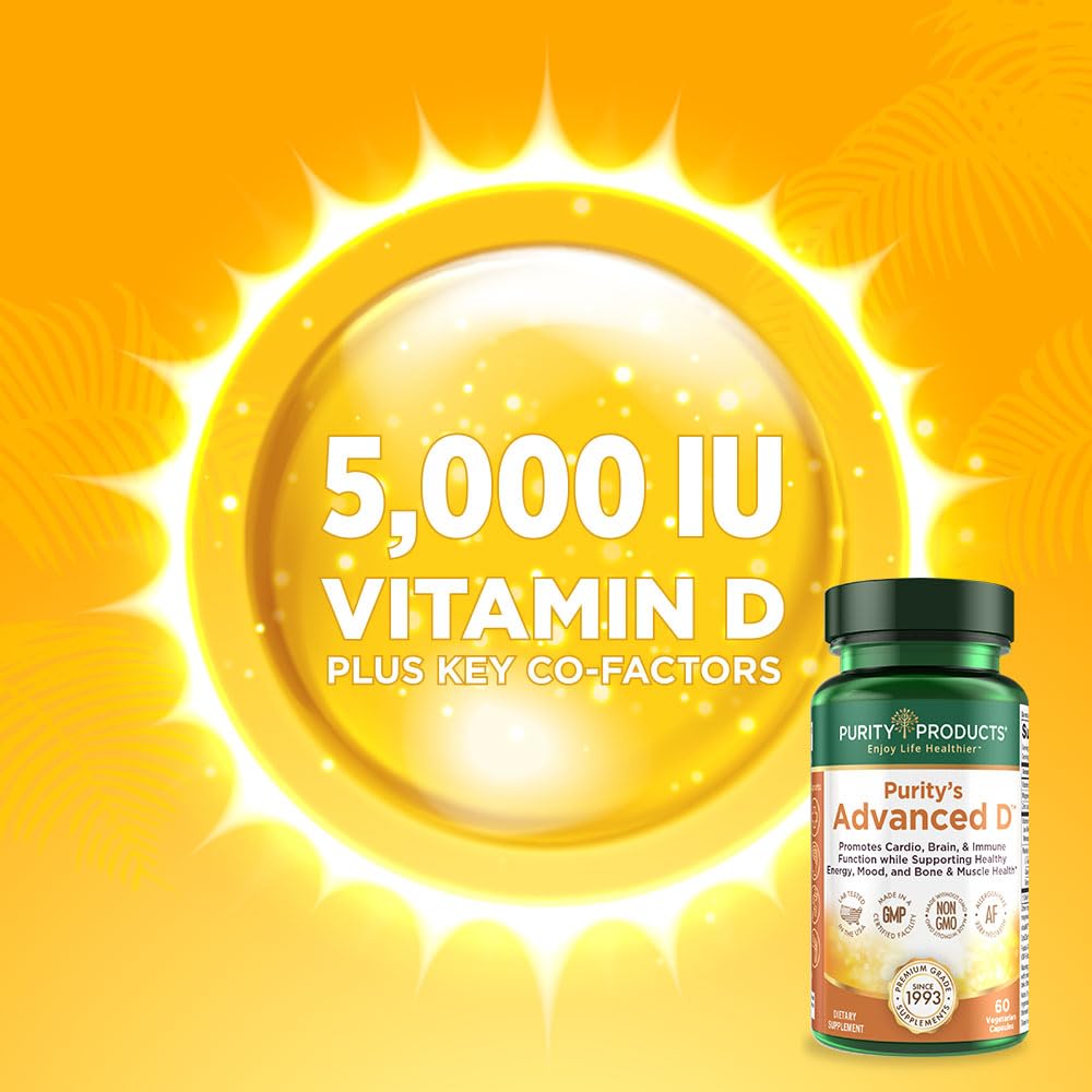 Close-up of D3 capsule with quercetin and cofactors