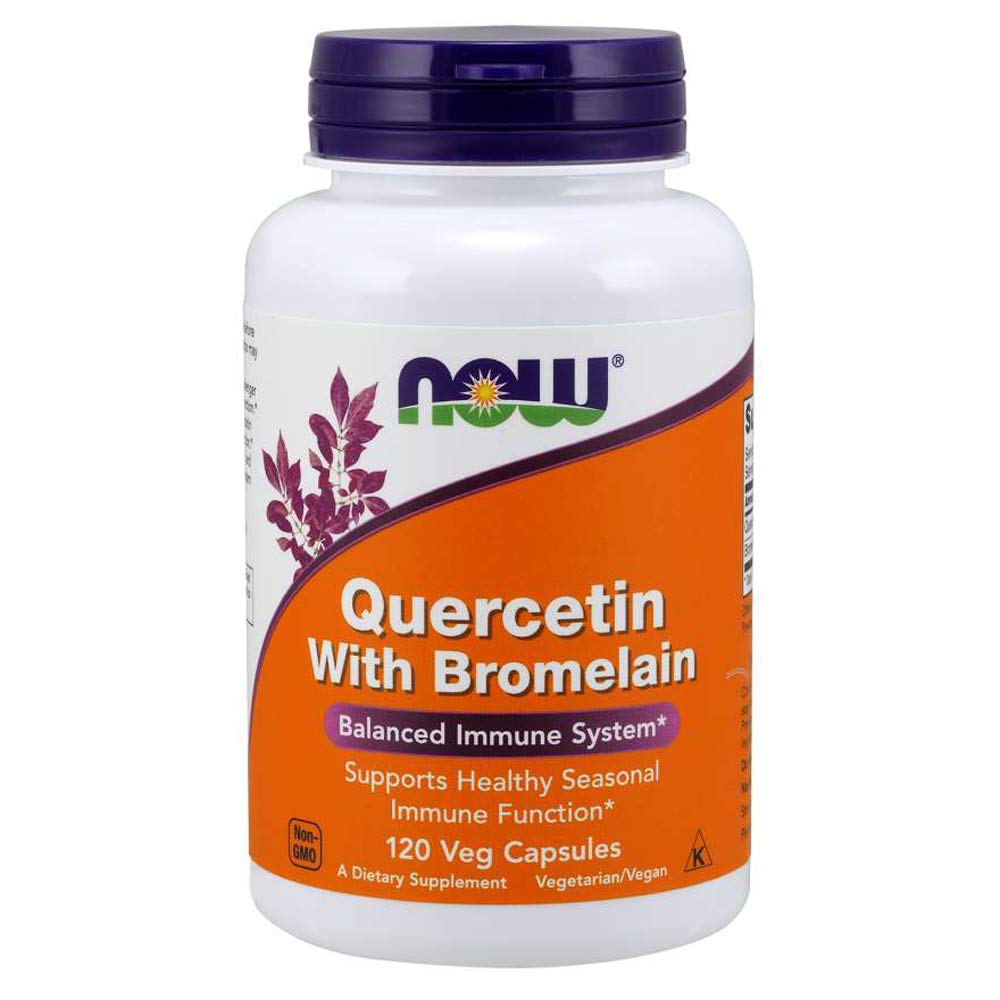 Bottle of Quercetin with Bromelain 120 VegiCaps