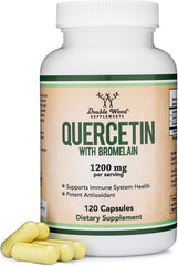 Quercetin with Bromelain bottle – main product image