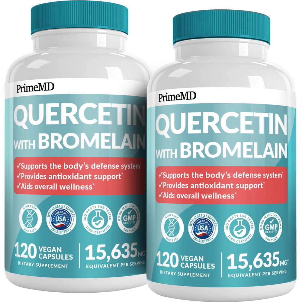 Front cover image of 28-in-1 Quercetin with Bromelain supplement
