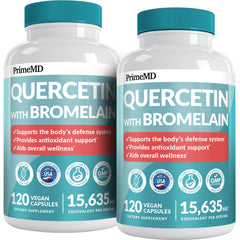 Front cover image of 28-in-1 Quercetin with Bromelain supplement