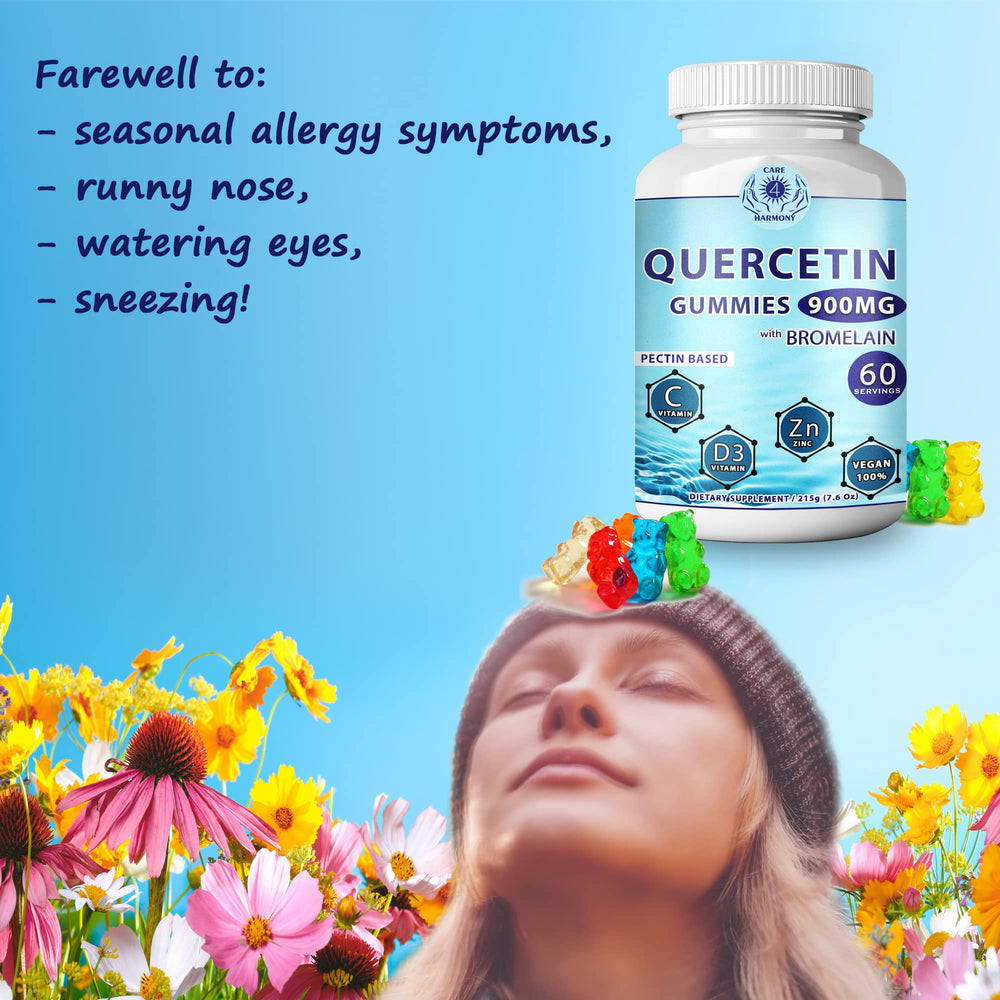 Quercetin Gummies packaging suitable for kids and adults