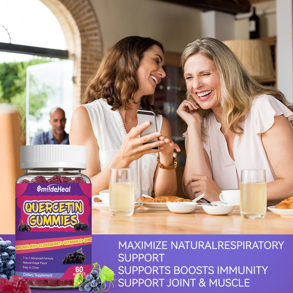 Natural grape flavor quercetin gummies