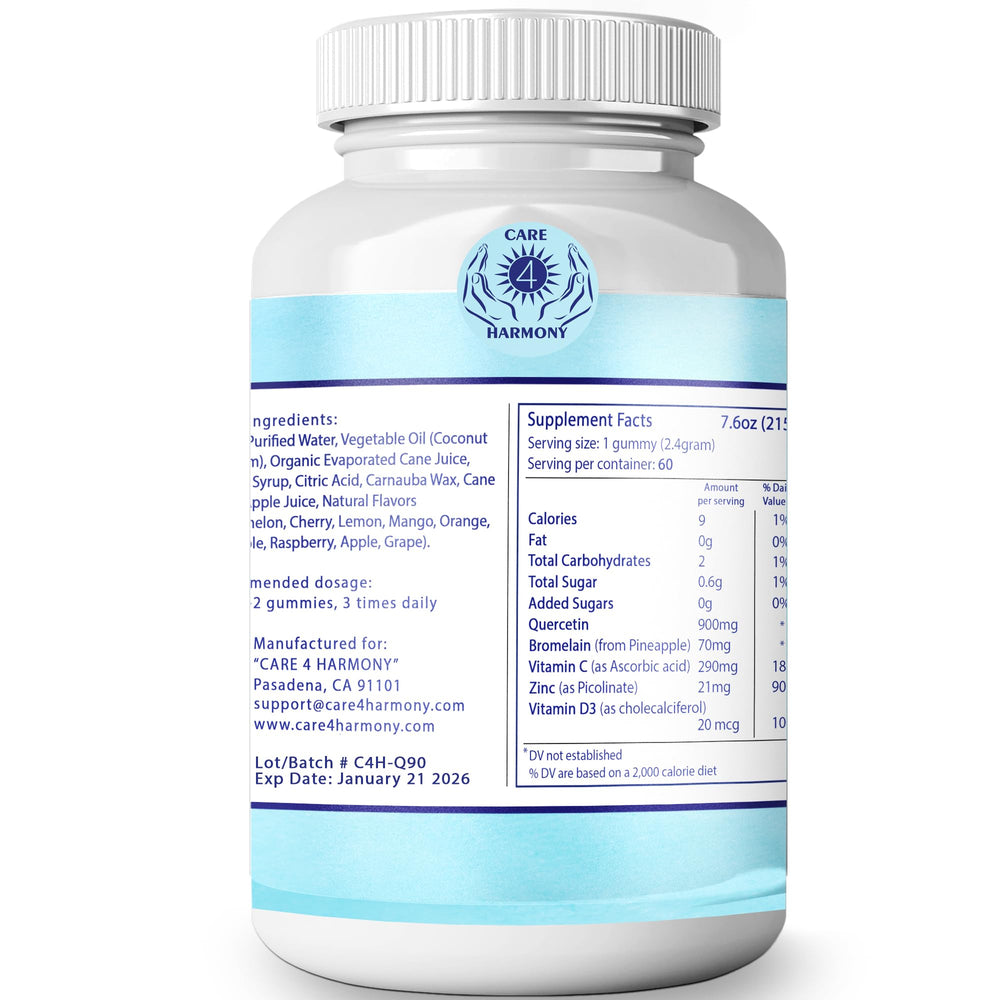 3Pack Quercetin Gummies pack shot