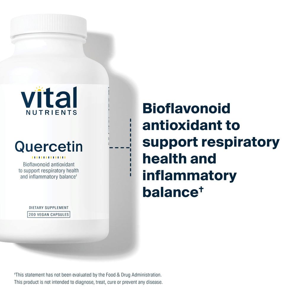 Quercetin capsules for sinus and respiratory support