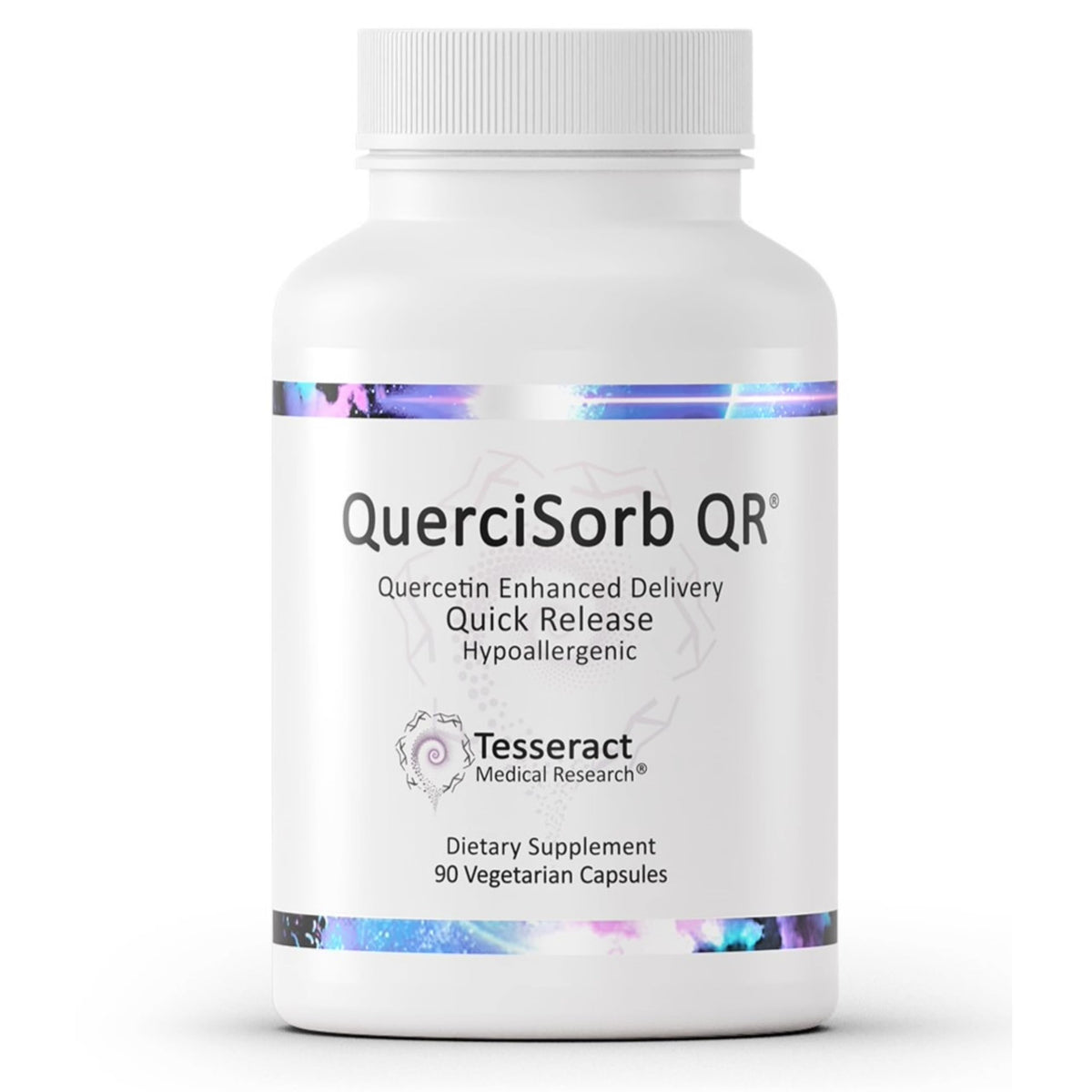 Bottle of QuerciSorb QR Immune Support Supplement 400 mg, 90 capsules