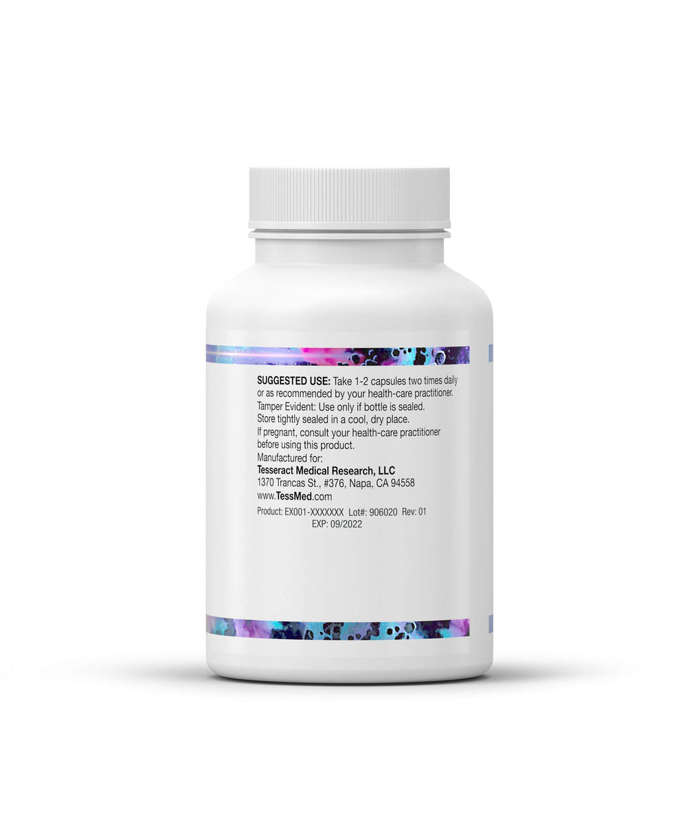 Lifestyle image of a person taking a dietary supplement