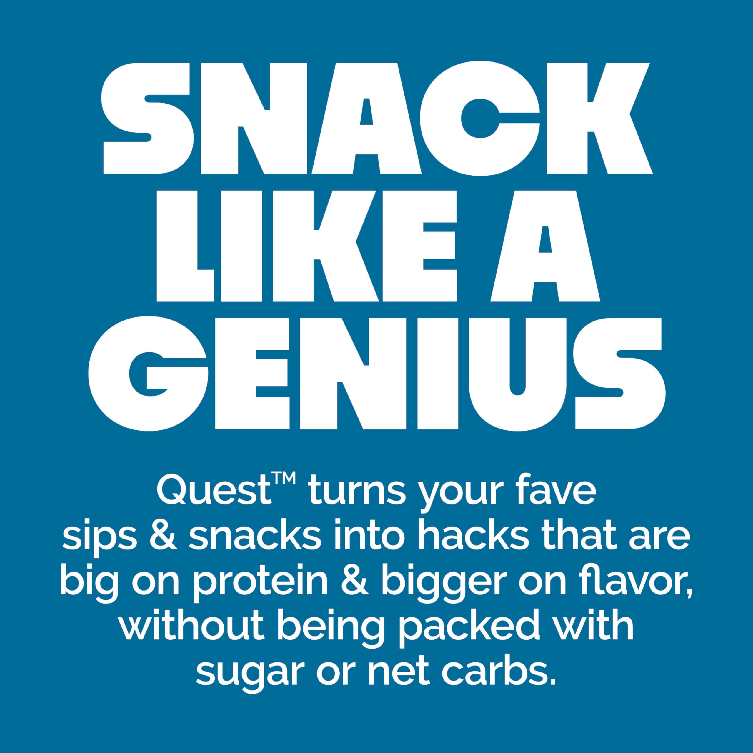 Serving suggestion for Quest Birthday Cake Protein Bar