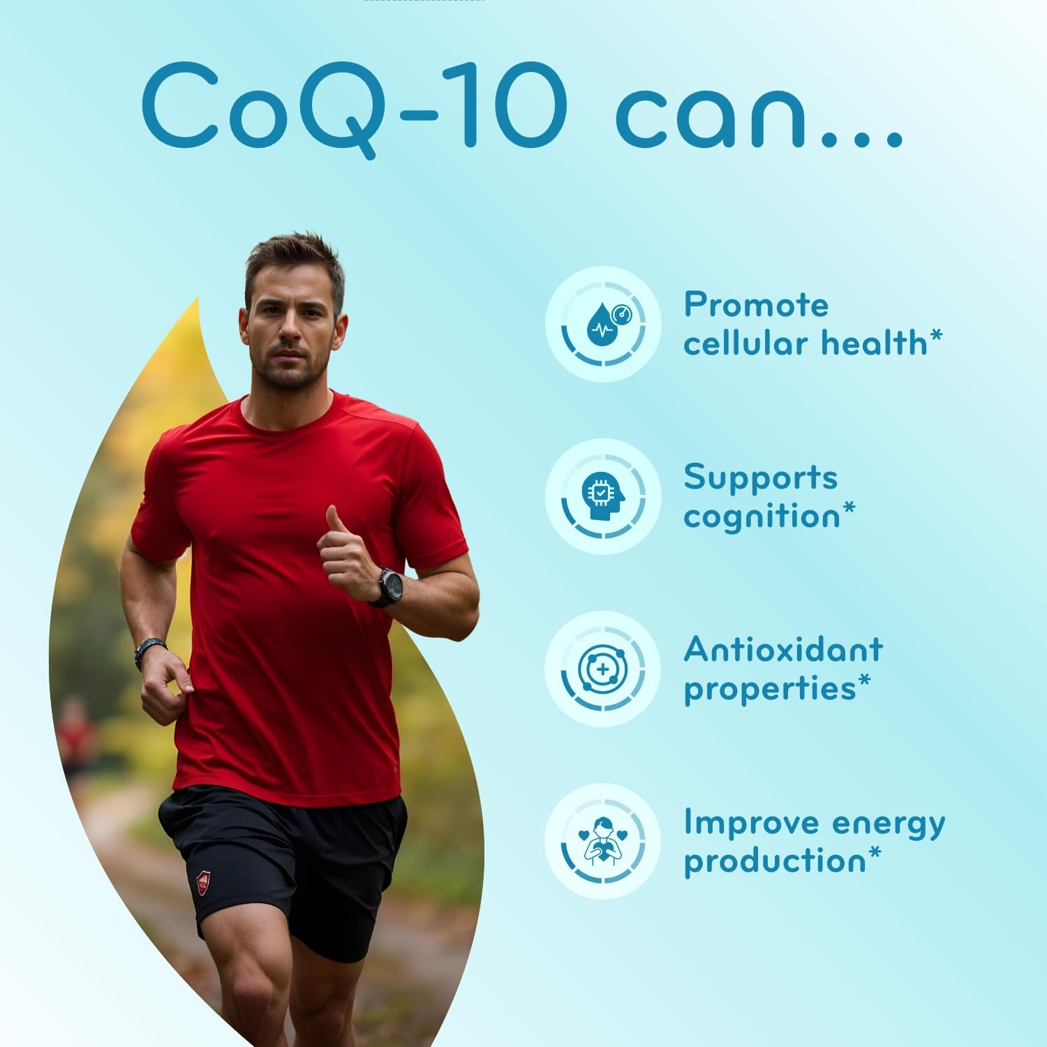Ubiquinone CoQ10 200mg label detail