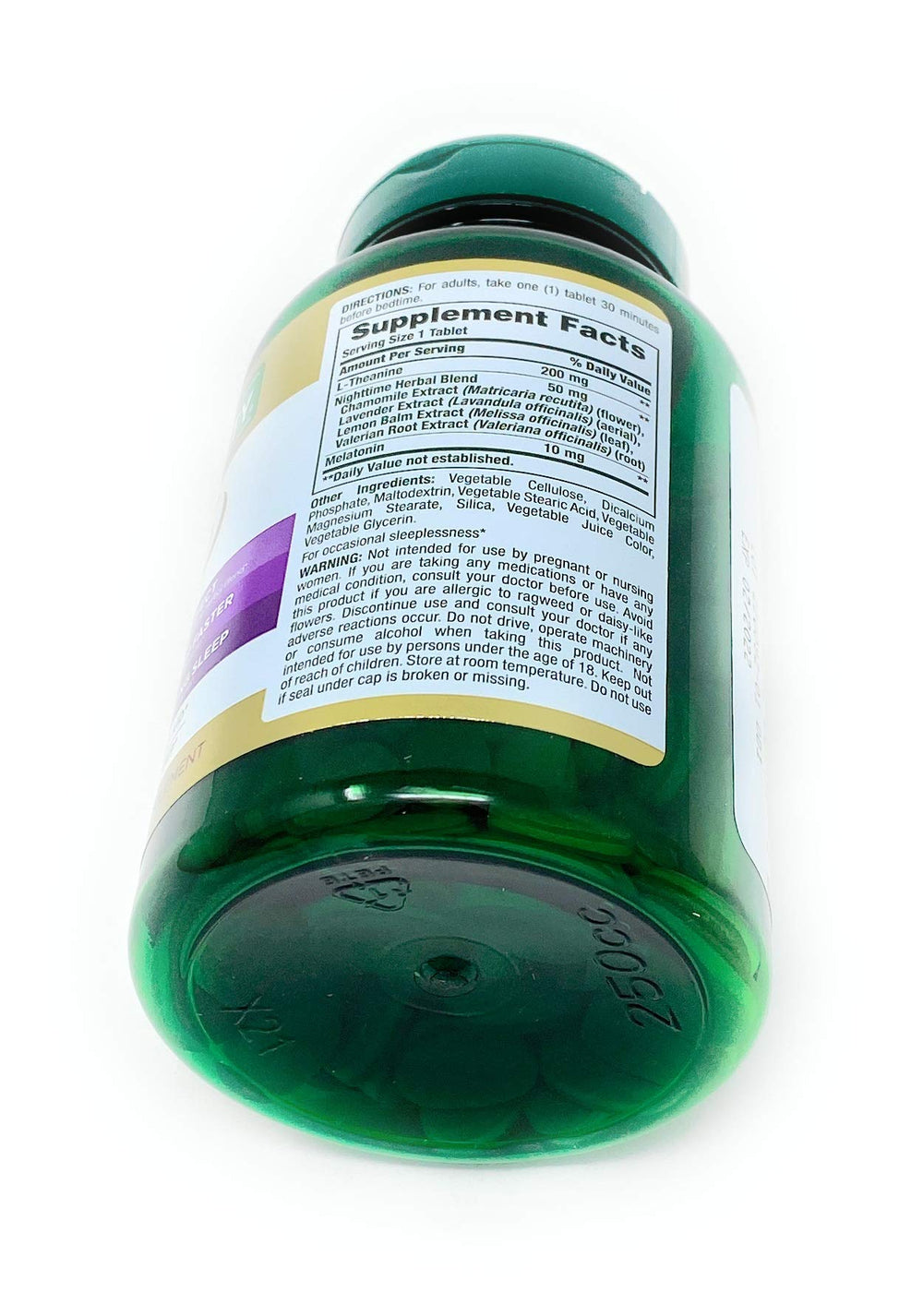 Illustration of quick-release and time-release melatonin