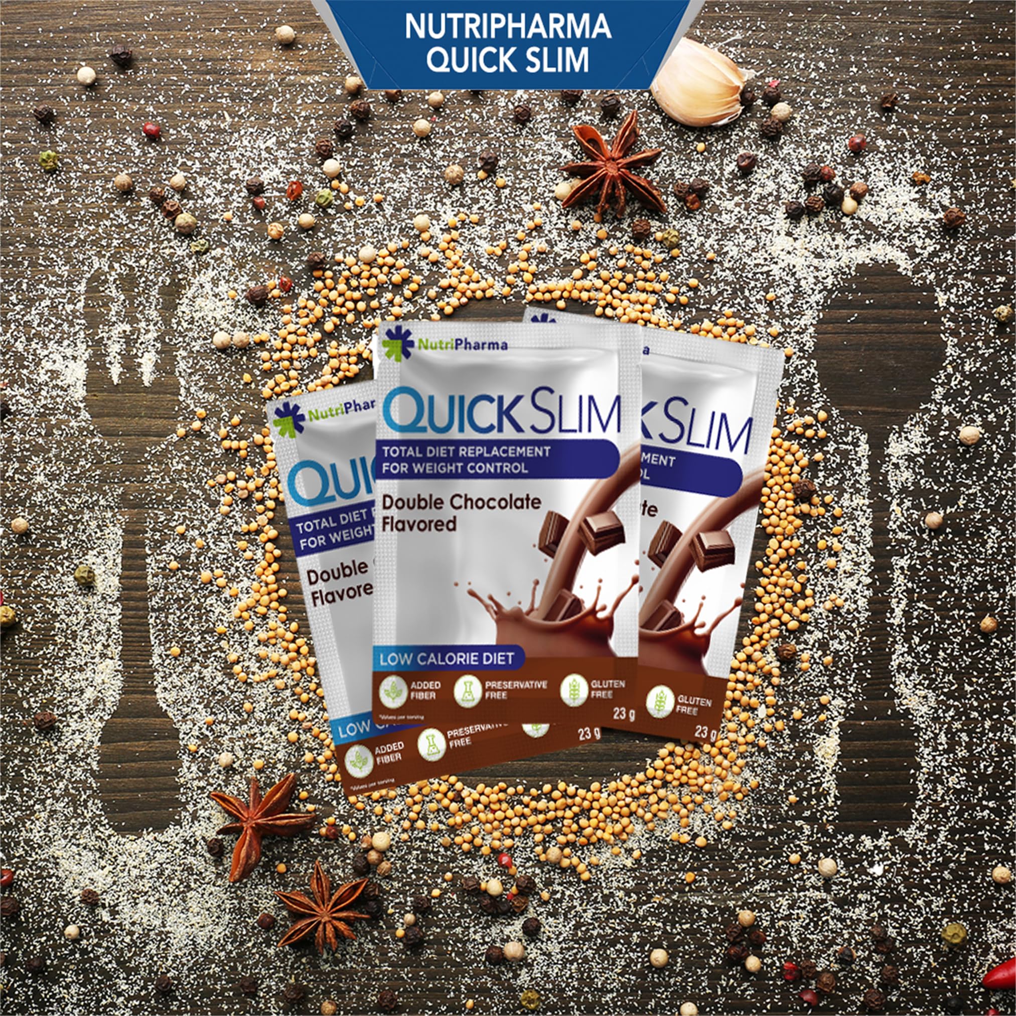 Active lifestyle and energy concept with Quick Slim