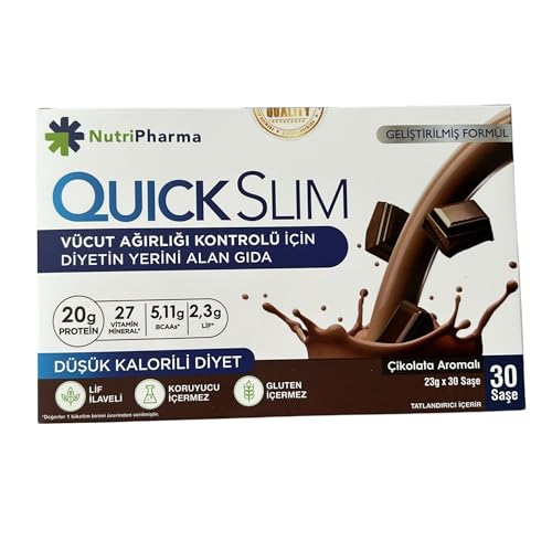 Gluten-free label on Quick Slim Double Chocolate shake