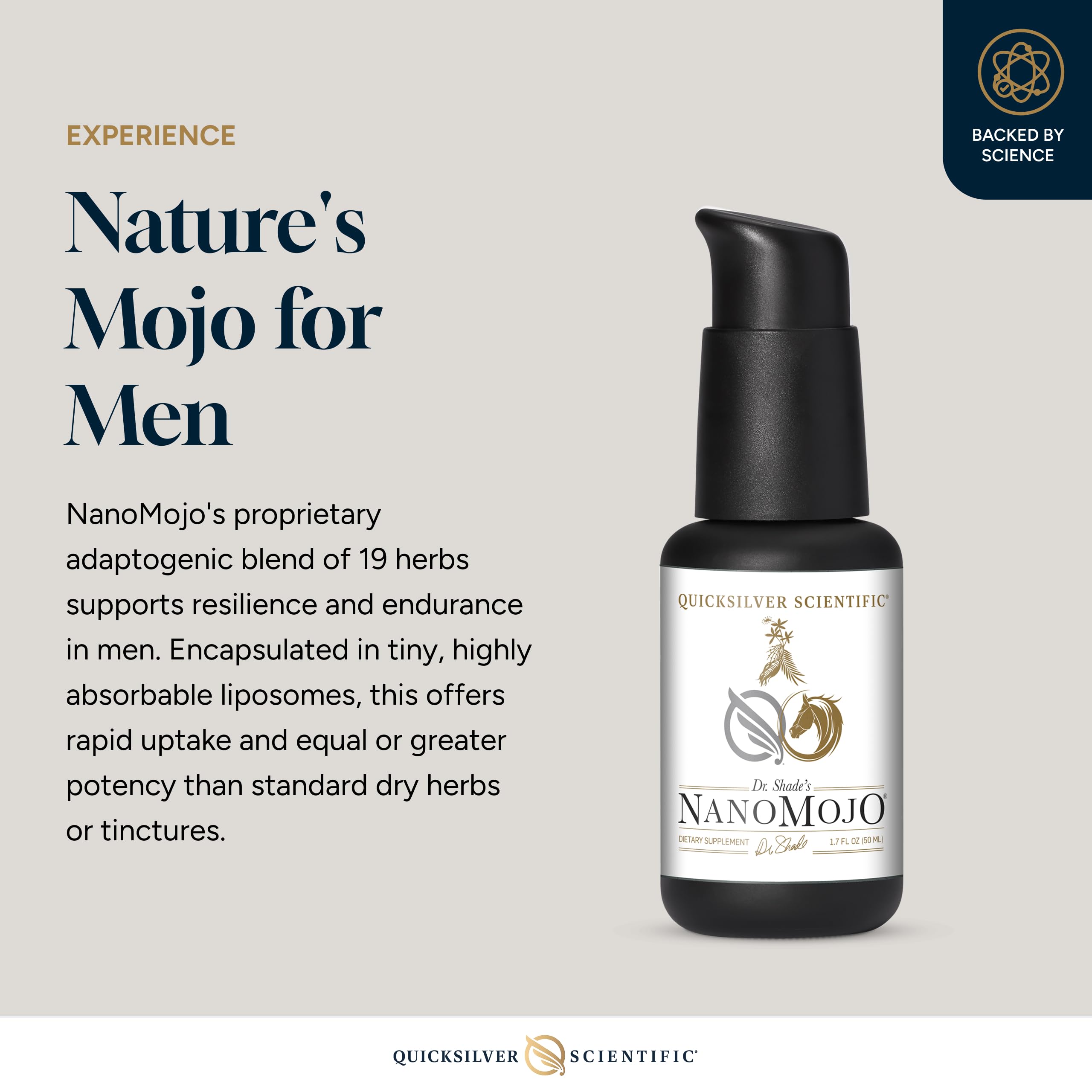 Quicksilver Nanomojo epimedium-tribulus focus on male-supportive herbal function possibilities