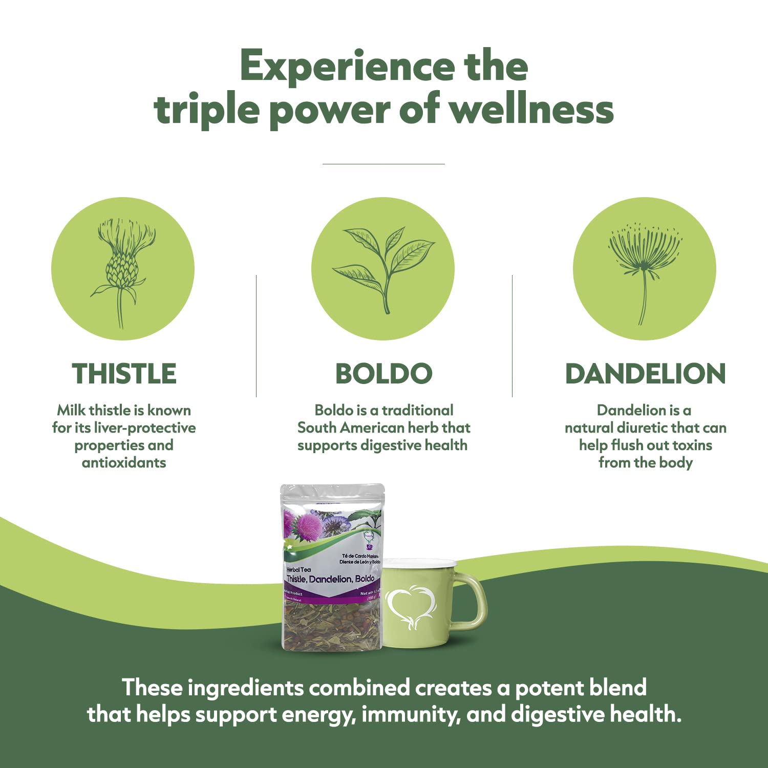 Quiere Te steeping cup scene showing easy brew process