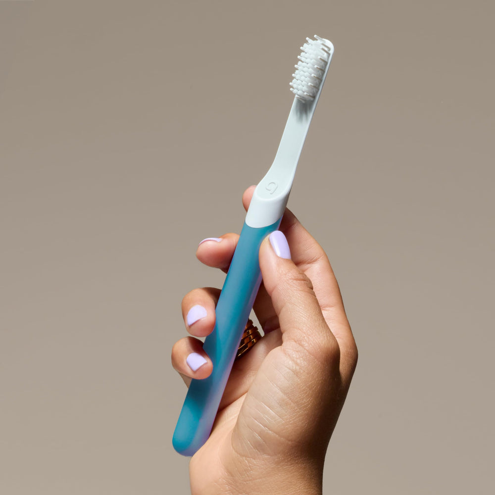 Quip toothbrush showing 3-month battery life