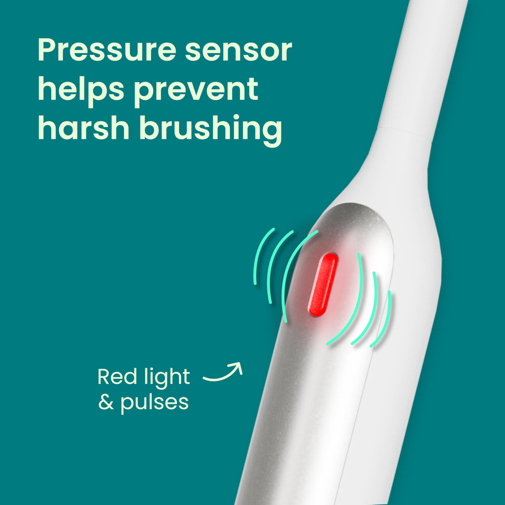 LED pressure sensor indicator on the handle