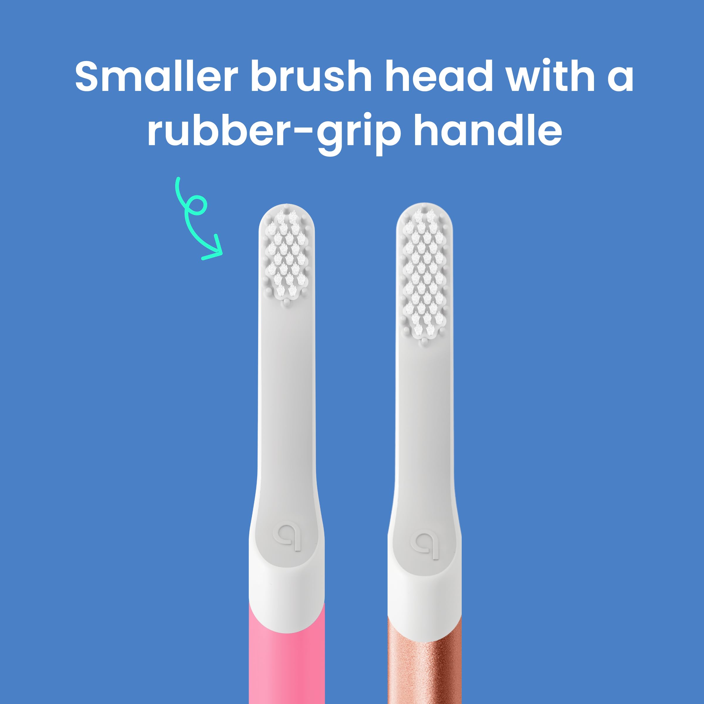 Extra brush head for Quip kids glow pink sonic toothbrush