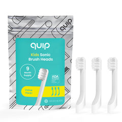 quip kids sonic toothbrush replacement heads 3-pack