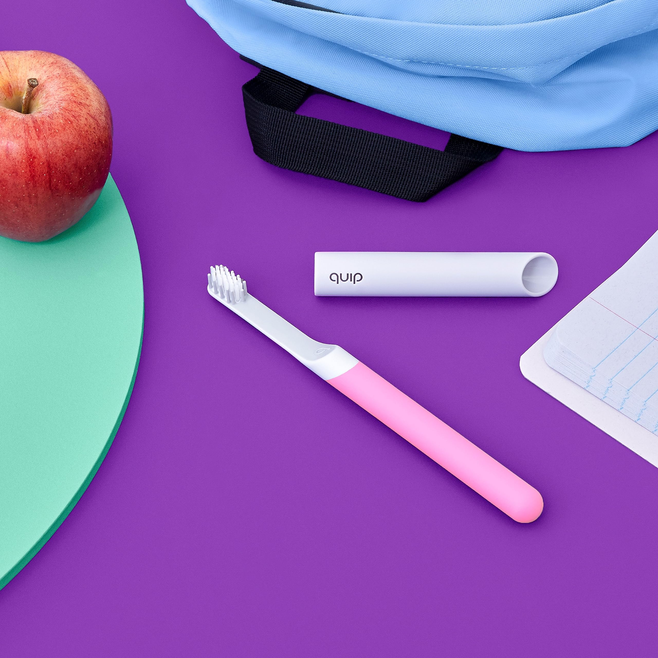 Travel cover for on-the-go brushing