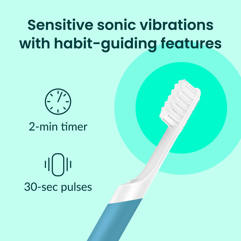 Replacement brush head for Quip Sonic Electric Toothbrush