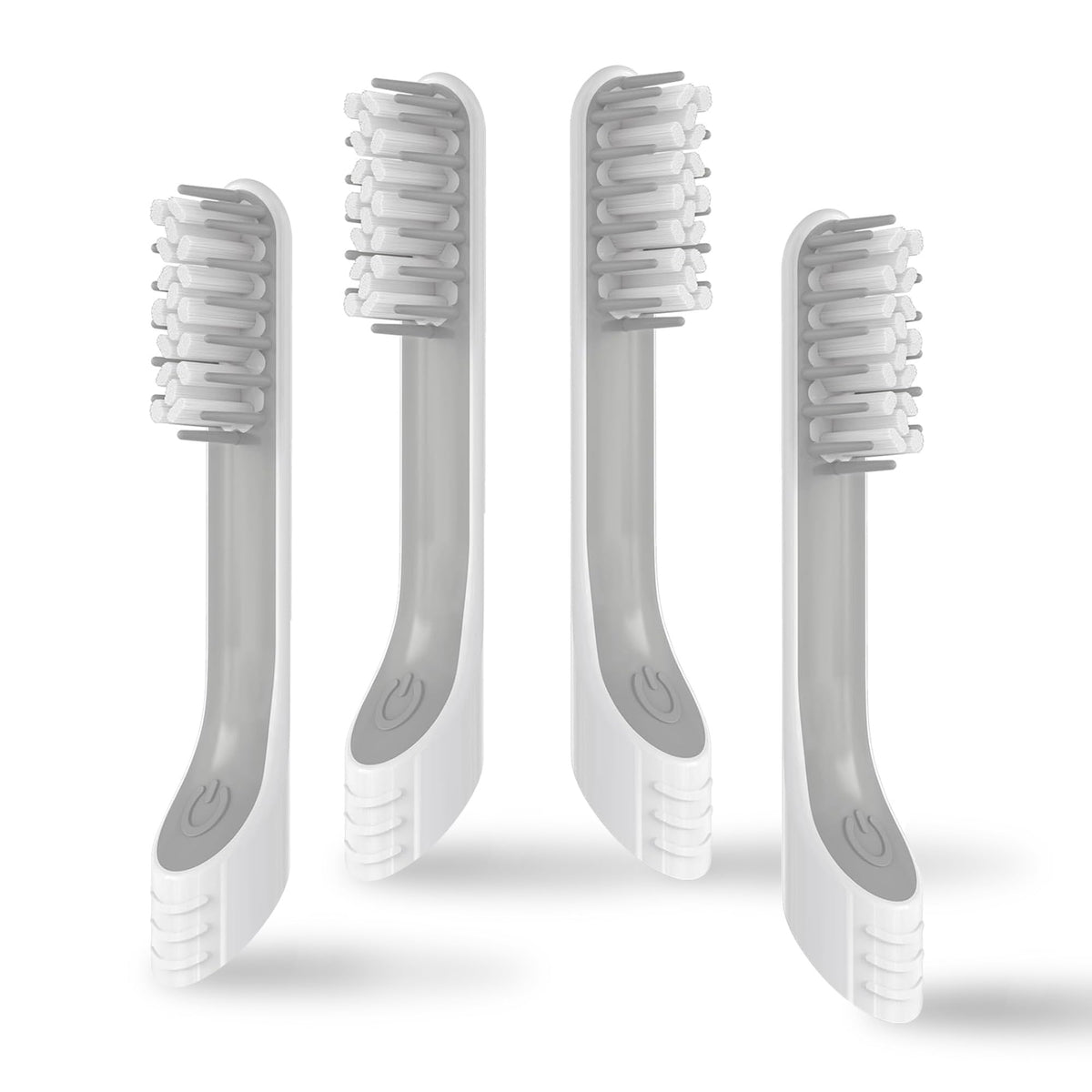 4-pack Quip toothbrush replacement heads compatible with Quip electric toothbrush