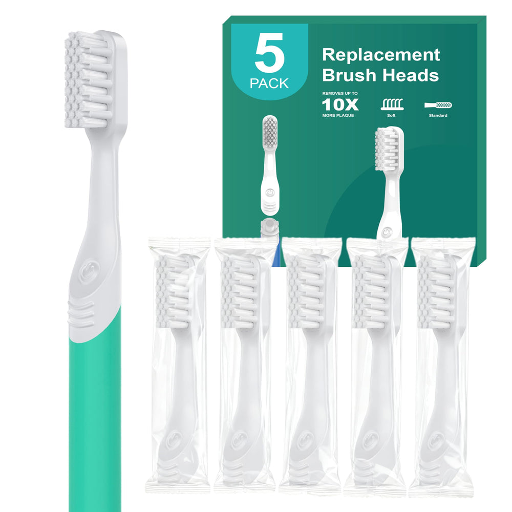 Quip replacement heads 5-pack with box