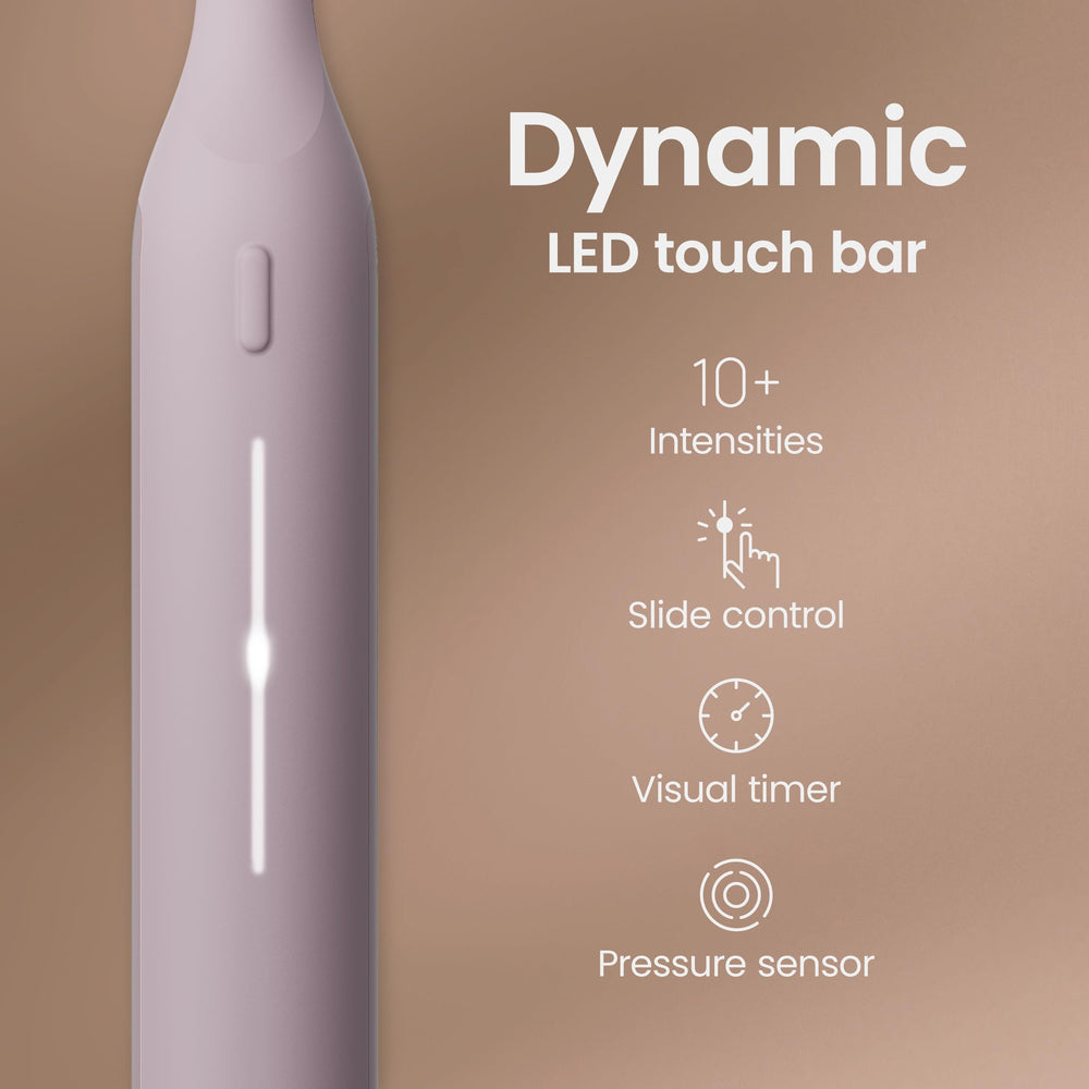Quip Ultra Dusk side view showing silicone handle