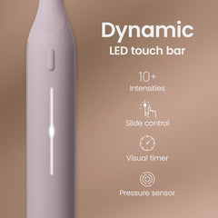 Quip Ultra Dusk side view showing silicone handle