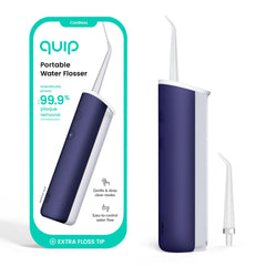 Quip Water Flosser Midnight Blue with 360° rotating replaceable tip