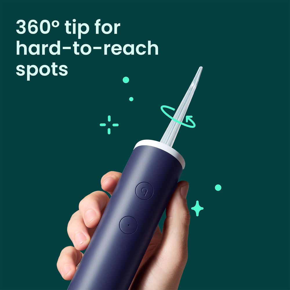 Adjustable pressure settings on Quip Water Flosser