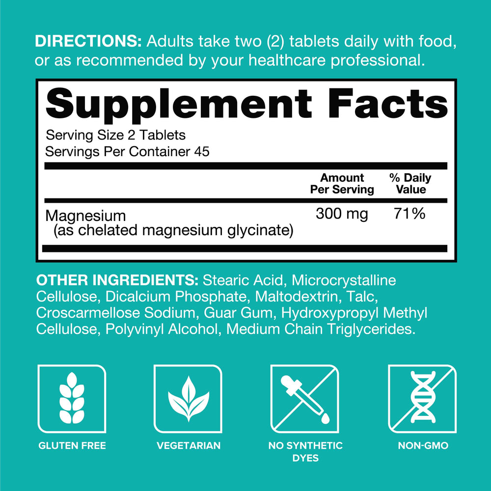 Gentle on the stomach magnesium glycinate by Qunol