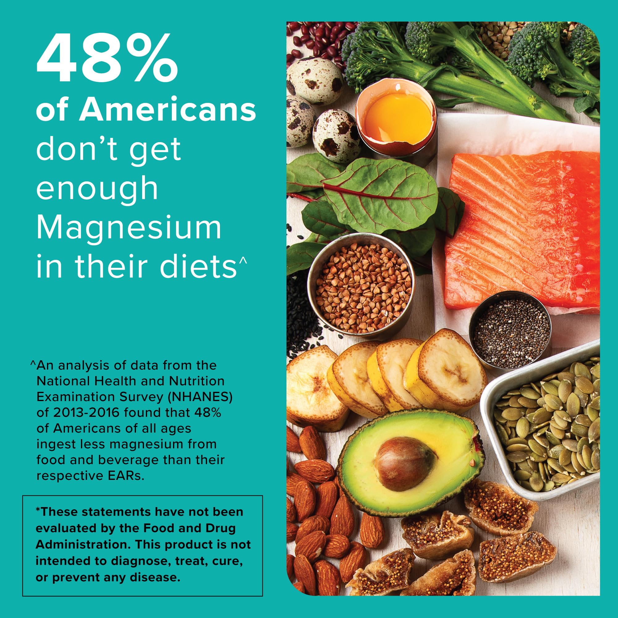 Nutrition facts panel on packaging