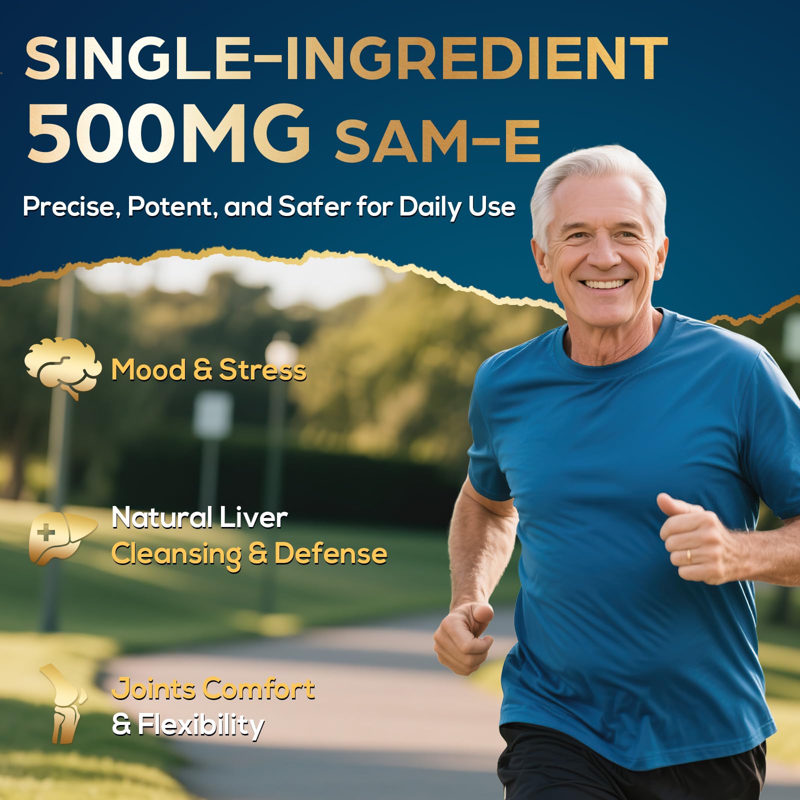 Vegan cellulose SAM-e capsule